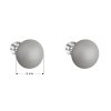17939 6 17939 2 stribrne nausnice pecka s perlou swarovski sede kulate 31142 3 pastel grey