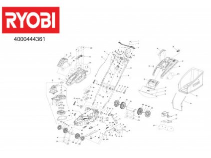 nahradni nuz elektricka sekacka Ryobi RLM 15E36H