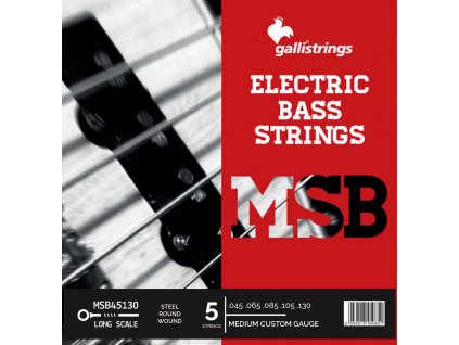GALLI MSB Steel 5 Electric Bass MEDIUM CUSTOM MSB45130