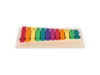Goldon diatonický metalofon v barvách Boomwhackers 12 kamenů