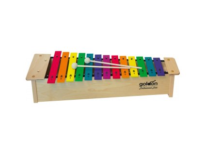 goldon sopranovy metalofon v barvach boomwhackers 16 kamenu