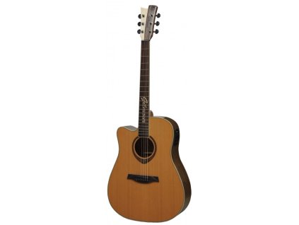 gilmour woody lh eq cut levoruka elektroakusticka kytara