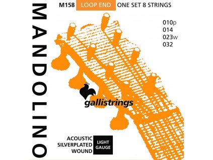 GALLI M158 Mandolino Silverplated