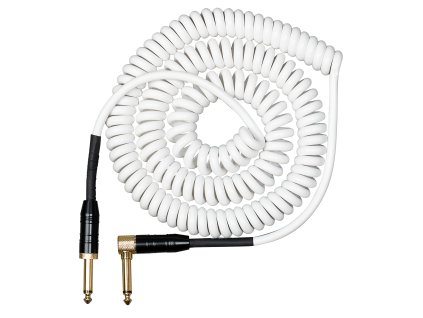 CASCHA Advanced Line Guitar Cable Curly White 6m