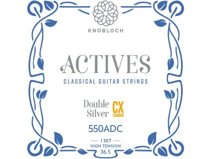 KNOBLOCH ACTIVES Double Silver CX Carbon High 550 Tension 36.5