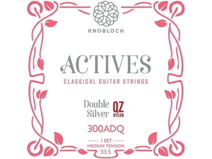 KNOBLOCH ACTIVES Double Silver QZ Nylon Medium Tension 33.5
