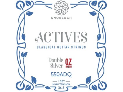 KNOBLOCH ACTIVES Double Silver QZ Nylon High 550 Tension 36.5