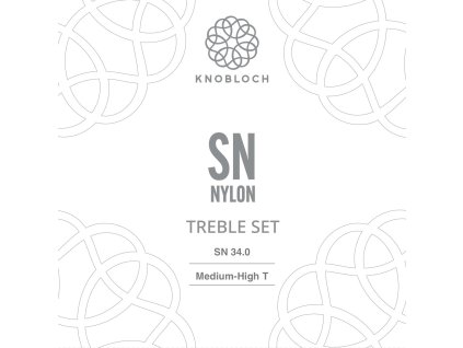 KNOBLOCH ACTIVES SN Nylon Treble Set Medium-High Tension 34.0