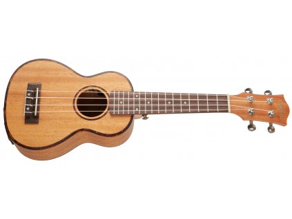 CASCHA HH 2026E Soprano Mahogany Ukulele Set EQ
