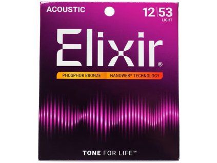 elixir nanoweb phosphor bronze light