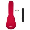CASCHA HH 2280 Carbon Fibre Ukulele Set Red