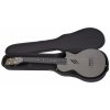 CASCHA Ukulele Carbon Fibre Black Set EQ