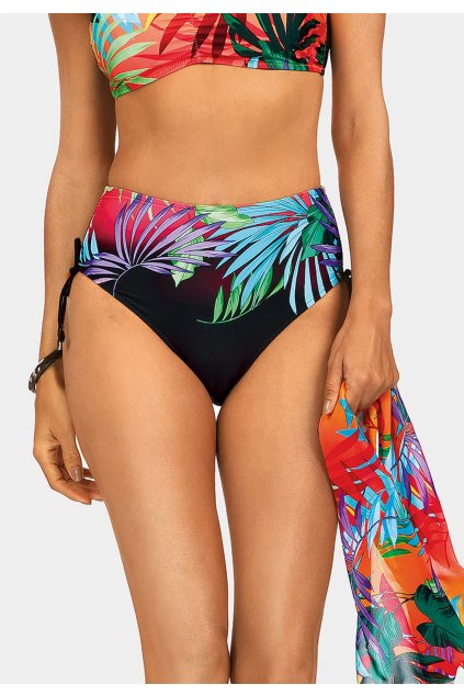 wysokie figi kapielowe wyszczuplajace wzor fd90 864 zalando modivo przod