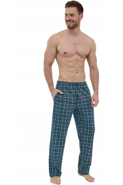 7a775222 9180 4eca bae1 a1dd3c743ac9 i cornette spodnie meskie od pizamy 691 51 zielona kratka l
