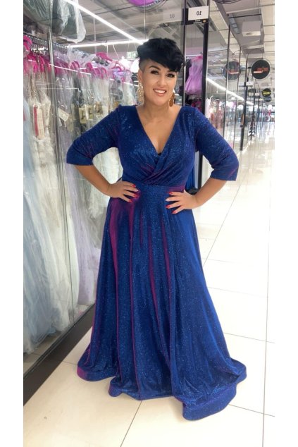 Maxi šaty Pretty Women Supra chrpové