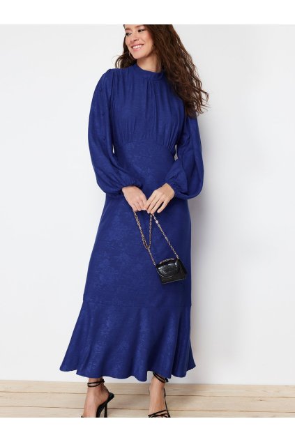 trendyol modest lacivert astarsiz cicekli dokuma tctss24eb00064 1794