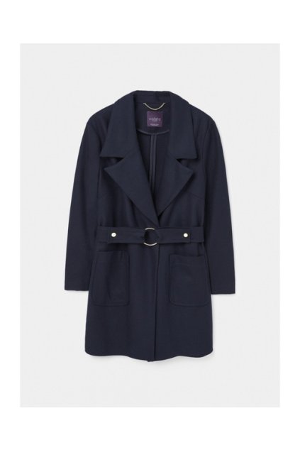 Kabát Violeta By Mango tmavě modrý