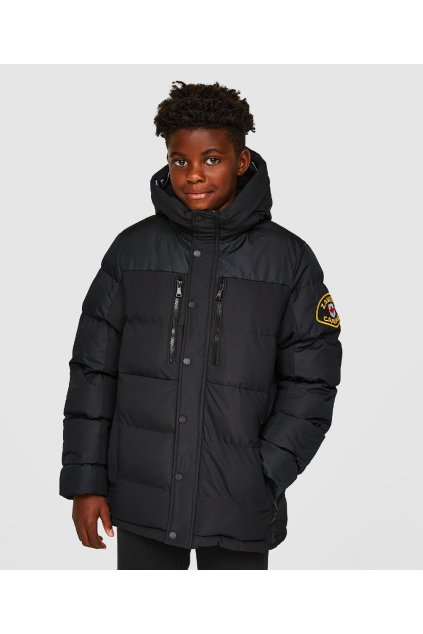 Dětská puffer bunda Zavetti Canada Junior Black