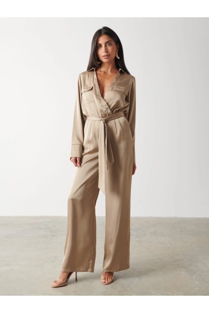 Carmen Jumpsuit Light Olive Grey ECOM 1