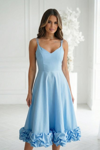 Šaty Bicotone Claudia modré