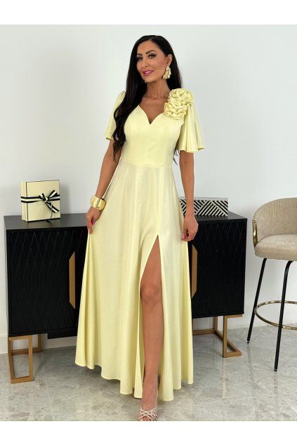 Maxi Šaty Elizabeth Collection Liwia žluté