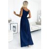 299 10 chiara elegancka maxi suknia na ramiaczkach granatowa z brokatem 3 16270