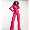 extro vert tall utility jumpsuit in hot pink 2