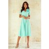 Midi šaty Elizabeth Collection Rubi mátové