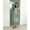 Midi šaty Elizabeth Collection Rubi šalvějové