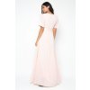 tfnc omaria peach blush bow bridesmaid maxi dress pink2