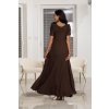 Maxi Šaty Elizabeth Collection Rubi čokoládové