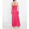 Saténové maxi šaty ALCESTE MAX&Co. Pink
