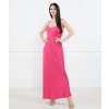 Saténové maxi šaty ALCESTE MAX&Co. Pink