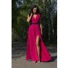 Maxi šaty Elizabeth Collection Salma fuchsia