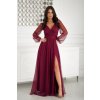 Maxi Šaty Elara bordo