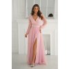 Maxi Šaty Bicotone Dora růžové