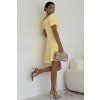 Mini Šaty Elizabeth Collection Chanel žluté