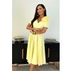 Midi šaty Elizabeth Collection Rubi žluté