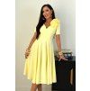 Midi šaty Elizabeth Collection Rubi žluté