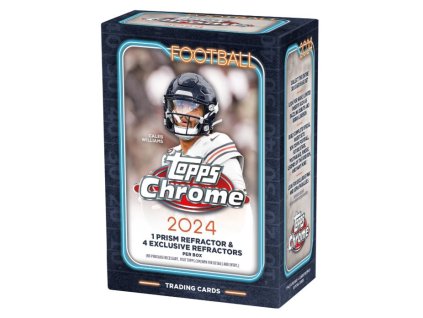 NFL karty 2024 Topps Chrome Football Blaster Box