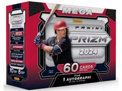 Rookieshop baseballové karty 2024 Panini Prizm Baseball Mega Box