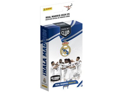 Rookieshop fotbalové karty 202425 Panini Club Real Madrid FC Official Hanger Box