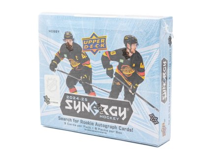 Rookieshop hokejové karty 202425 Upper Deck Synergy Hockey Hobby Box