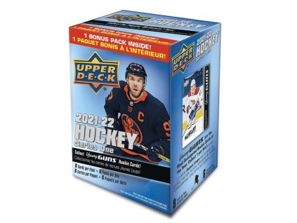 Rookieshop hokejové karty 202122 Upper Deck Series 1 Hockey Blaster Box