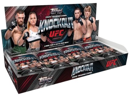 rookieshop ufc karty 2025 topps knockout ufc hobby box