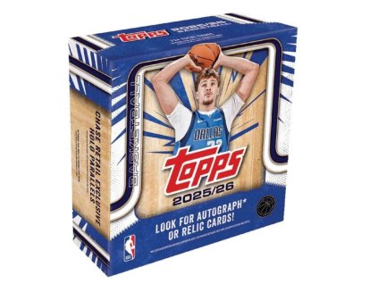 Rookieshop basketbalové karty 202526 topps nba basketball mega box
