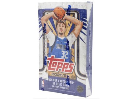 rookieshop basketbalové karty 202526 topps nba basketball hobby box