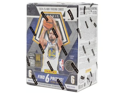 Rookieshop basketbalové karty 202425 Panini Mosaic Basketball NBA Blaster Box