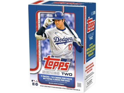 Rookieshop baseballové karty 2025 Topps Series 2 Baseball MLB Blaster Box