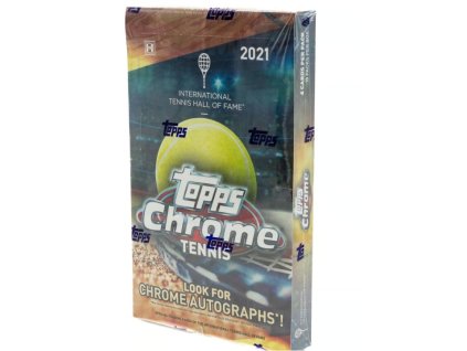 Rookieshop tenisové karty 2021 Topps Chrome Tennis Hobby Box